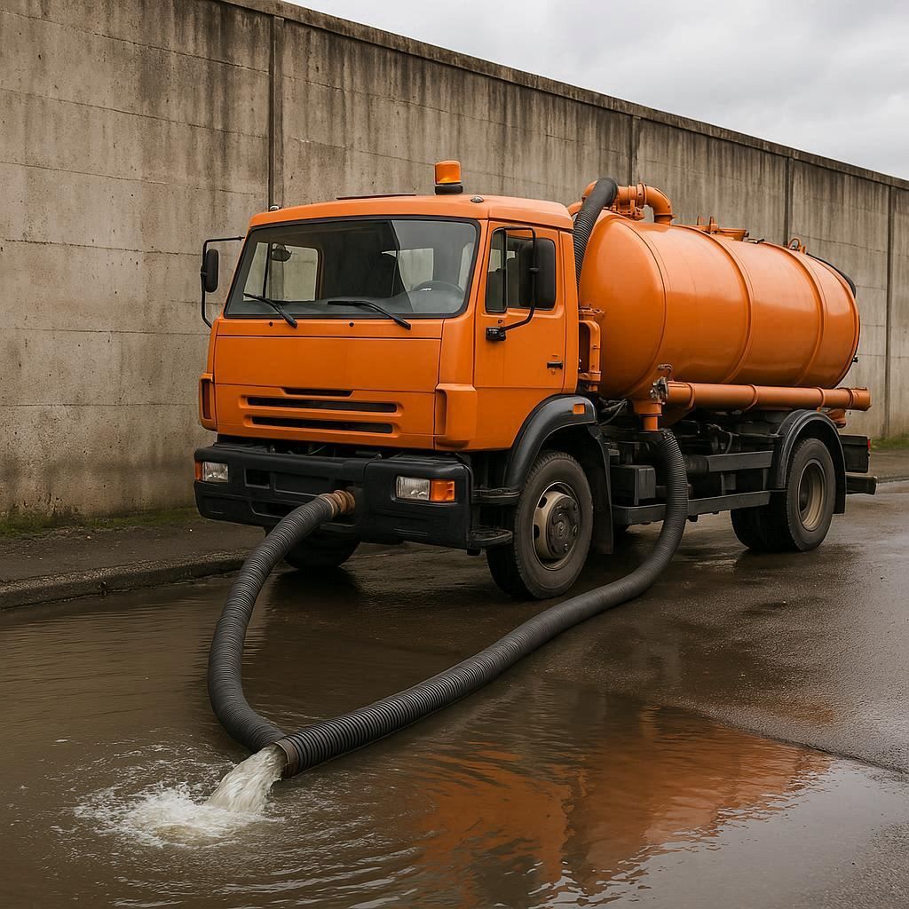 Откачка воды в Пушкино